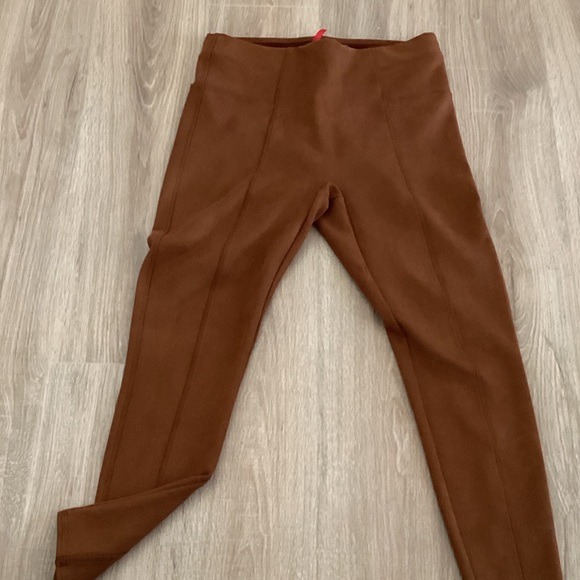 SPANX Chocolate Brown Leggings - Picture 1 of 4